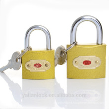 Hot Sale Golden Color Imitate Brass Padlock In India Market